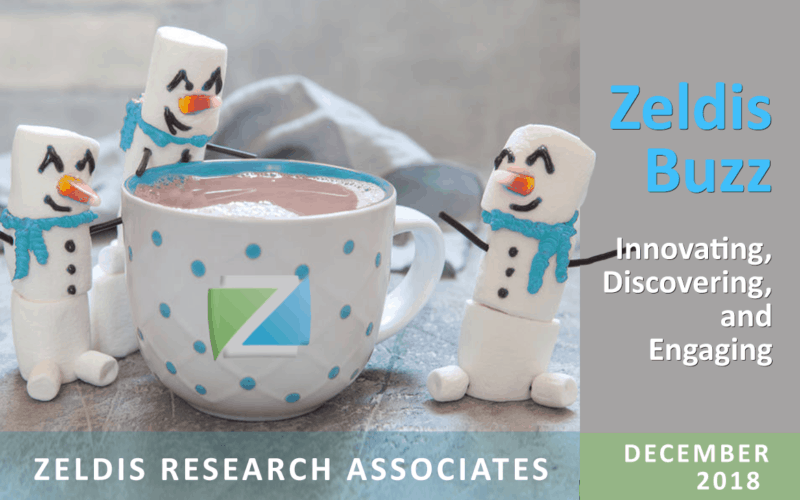 Zeldis Buzz – Dec 2018: Millennials & Investing, Yin and Yang of Qual/Quant, Consumerization of HC, and More!