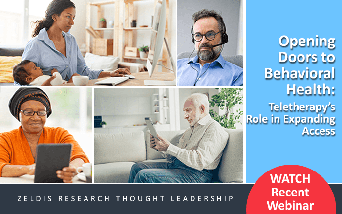 WATCH New Webinar Video Capture: Opening Doors to Behavioral Health, Teletherapy’s Role in Expanding Access